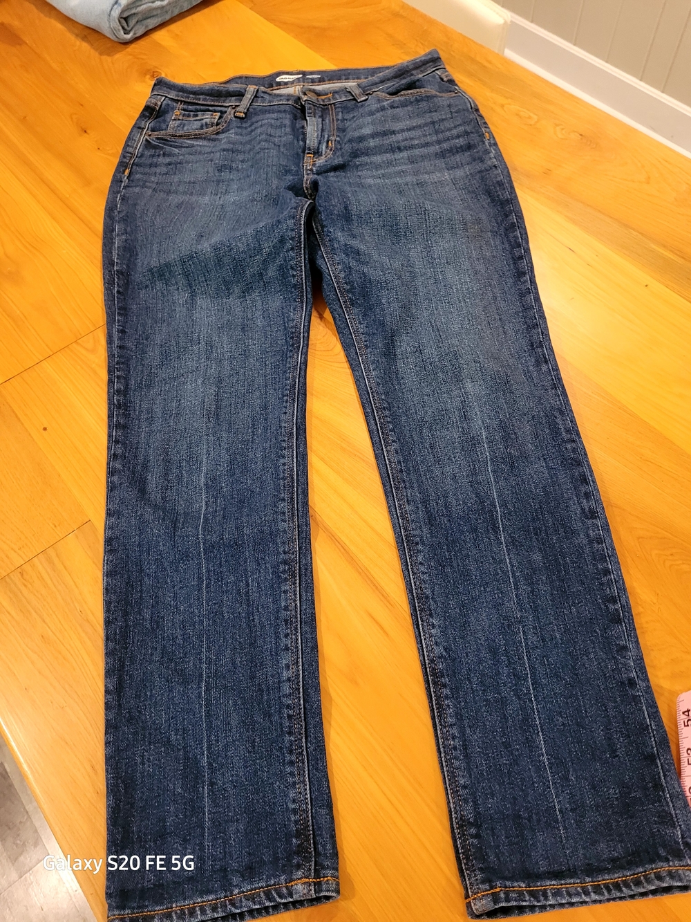 Old Navy Women's Dark Blue Wide-Leg Jeans